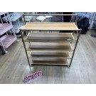 E12T, 69356, Bamboo Shoe Rack 5-Tier 23*70*75cm