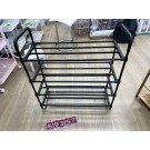 D10Z-M, 69357, Round Tube Shoe Rack 4-Tier 66*26*68cm