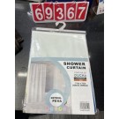 69367, Shower Curtain PEVA Black & White 1.8x1.8m