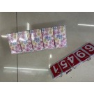 B18H, 69451, Pocket Tissue Pink Flower 10 packs/strip, 3-ply, 10 sheets/pack