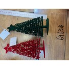 25X3, 69634, Xmas Tree Ornament Flocked 21cm