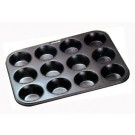 12 CUP MUFFIN PAN CUP:76x32mm 374x285x32mm