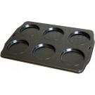 MUFFIN TOP CAKE PAN CUP:102x12mm 394x280mm