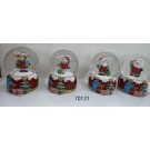 25X21, 70131, Xmas Snow Globe 6.5cm
