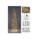 24X40, AMZ112370, Xmas Tree 68cm 80LED Shiny Gold