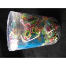 LOOM BANDS - RUBBER 100+6 CONNECTORS PBH (TUB)