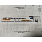 BL0053, Hanger Over The Door 10 Hook