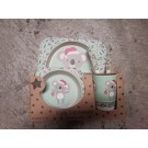 23X14, C2527, XMAS BAMBOO FIBRE KIDS SET 5PK AUSTLNA