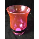 11x14cm COLOUR GLASS HURRICANE IN DISP-3