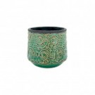 CP100347M, Flower Pot Ceramic Rd 15.5x13.5cm (8/8) 