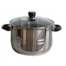 CW0322, S/S 22CM Covered Casserole, 1pc/ctn