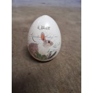 25E1, EA0352, EASTER GLASS EGG TABLE ORNAMENT