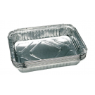 191390, Foil Tray With Cover 14.5x12x4.8cm 6PK