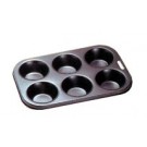 G115, 6-Cup Muffin Pan 289x196x32mm, 48pc/ctn