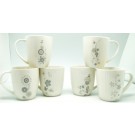 $2,Fat Mugs/ GOLD FLORAL 6 Design Asst. MUGS