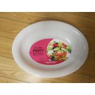 PARTY BOWL WHITE PL. 43x32cm