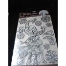 41x29cm FOIL ROOM DECO- BUTTERFLY/BIRD-3
