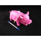 DOG TOY LATEX PINK PIGGY 22cm