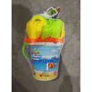 BEACH BUCKET SET 7PCE 2 ASST