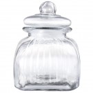 CLEAR GLASS JAR CLEAR 21cm