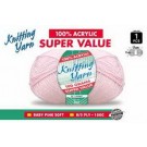 WIN-042, 1pce Knitting Yarn-8 Ply-100g-Baby Pink