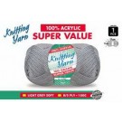 WIN-045, 1pce Knitting Yarn-8 Ply-100g-Light Grey
