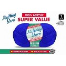 WIN-049, 1pce Knitting Yarn-8 Ply-100g-Royal Blue
