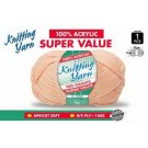WIN-058, 1pce Knitting Yarn-8 Ply-100g-Apricot