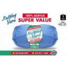 WIN-061, 1pce Knitting Yarn-8 Ply-100g-Sky Blue