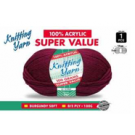 WIN-066, 1pce Knitting Yarn-8 Ply-100g-Burgandy