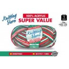 WIN-1009, 1pce Knitting Yarn-8 Ply-100g- Christmas