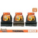 WIN-1010, 1Pce Unisex Heat Insulate melange Beanie
