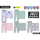 WIN-1266, 1pce Ladies PJ Lounge Pants S-XL (ser 1)