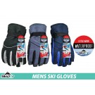 WIN-1406, 1Pair Mens Ski Gloves (Water Resistant)