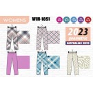 WIN-1851, 1pce Ladies PJ Lounge Pants 5Sizes Ser 1
