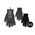 WIN-2475, 1Pair Men Knit Touch Gloves 2Asstd