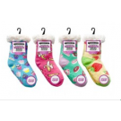 WIN-2512, 1Pair Ladies Sherpa Socks Snacks Ser 2