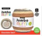 WIN-986, 1pce Muffin Yarn Chocolate Swirl8ply200g