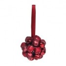 X239544, Xmas X239544, Xmas BURGUNDY BELL BELL TREE ORNAMENT 6CM