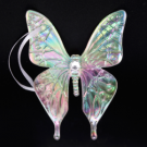 X240786, Xmas X240786, Xmas IRIDESCENT BUTTERFLY  TREE ORNAMENT 11CM