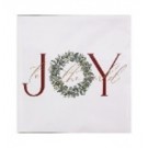 24X34, X357286, PK20 2PLY JOY TO THE WORLD NAPKIN 33x33CM