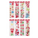 X21, XA2605, STICKERS WINDOW GEL 4ASST