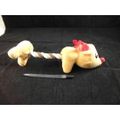 XA4741,XMAS DOG TOY PLUSH/ROPE 32CM