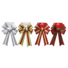  BOW GLITTER W/STRIPE LGE 