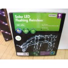 SOLAR FLASH LED DEER 100L 2ASS