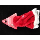 DOG SANTA HAT PAW W/ELASTIC