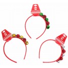  XMAS HEADBAND W/5 NUTBELLS 