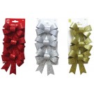 BOW GLITTER W/SEQUINS 3pk SML
