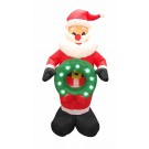 A/POWER SANTA 1.2m FLASH WREATH
