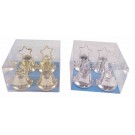  JINGLE BELLS PLACECARD CLIP 4PC 